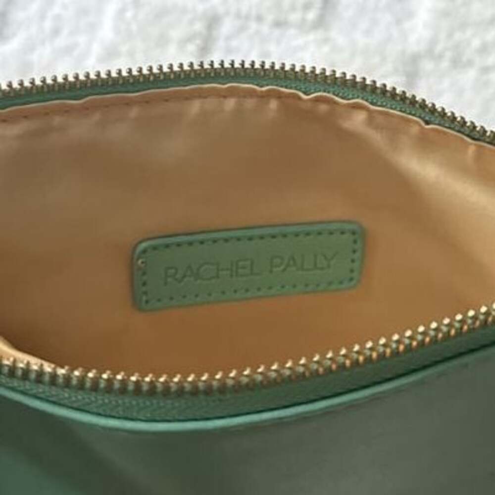 3/$20 Rachel Pally Pink & Turquoise Tropical Reversible Clutch zipper handbag - Picture 5 of 8